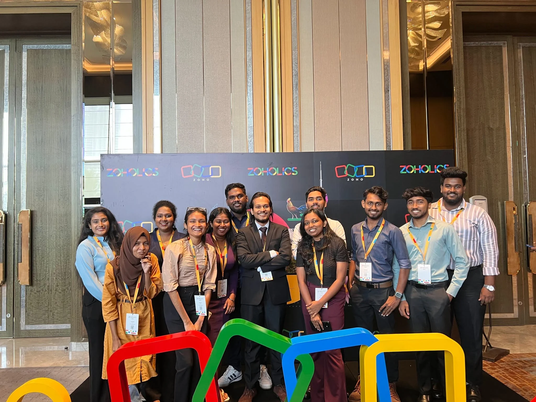 Codezela team together at a business technology event